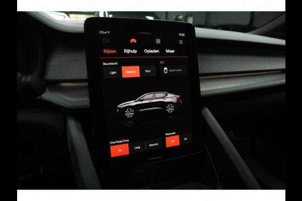Polestar 2 Long Range Single Motor 78 kWh Pano 360 ° Pilot ACC Alcantara Stuurverwarming Memory seats Stoelverwarming voor & achter LM velgen