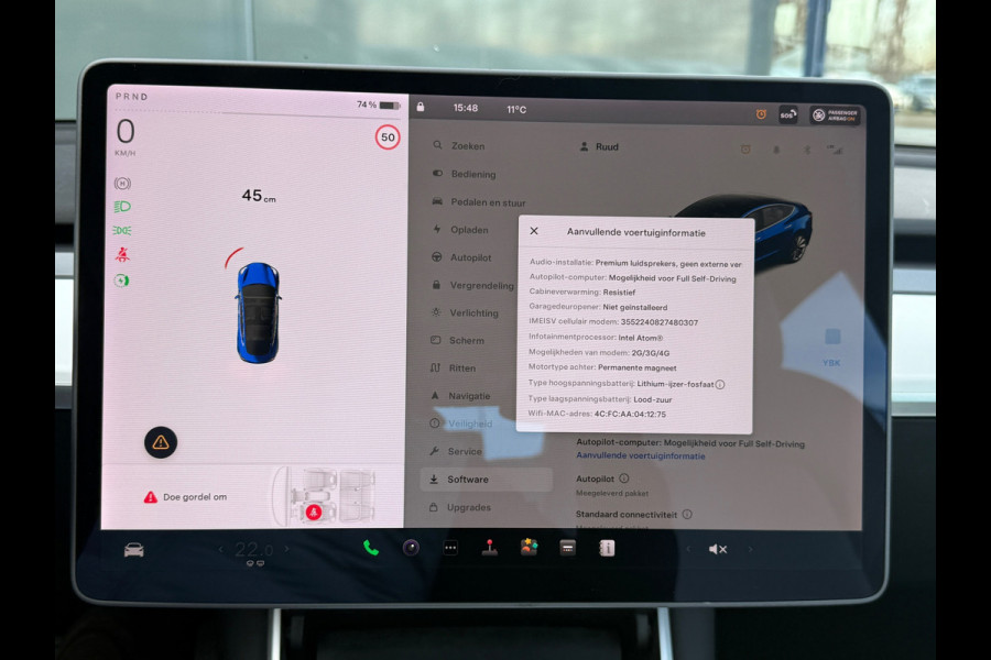 Tesla Model 3 Standard RWD Plus 60 kWh 91% SOH Autopilot