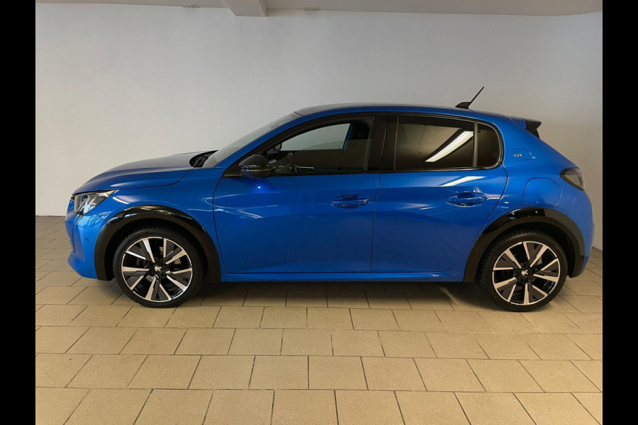 Peugeot 208 1.2 PureTech GT PANO AIRCO NAVI CRUISE BLUETOOTH LED METALLIC BLAUW PRIVACYGLAS ZEER NETTE AUTO