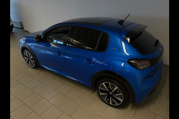 Peugeot 208 1.2 PureTech GT PANO AIRCO NAVI CRUISE BLUETOOTH LED METALLIC BLAUW PRIVACYGLAS ZEER NETTE AUTO