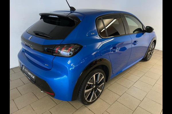 Peugeot 208 1.2 PureTech GT PANO AIRCO NAVI CRUISE BLUETOOTH LED METALLIC BLAUW PRIVACYGLAS ZEER NETTE AUTO