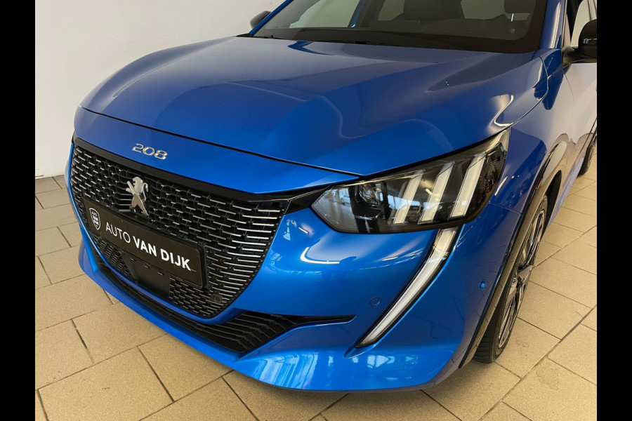 Peugeot 208 1.2 PureTech GT PANO AIRCO NAVI CRUISE BLUETOOTH LED METALLIC BLAUW PRIVACYGLAS ZEER NETTE AUTO