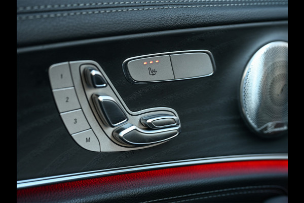 Mercedes-Benz E-Klasse 300 e 4MATIC 320pk AMG Line | Panorama dak | Burmester Sound | Distronic | Memory seats | Head-Up | Ambiance interieur  | Camera 360 | Full Led