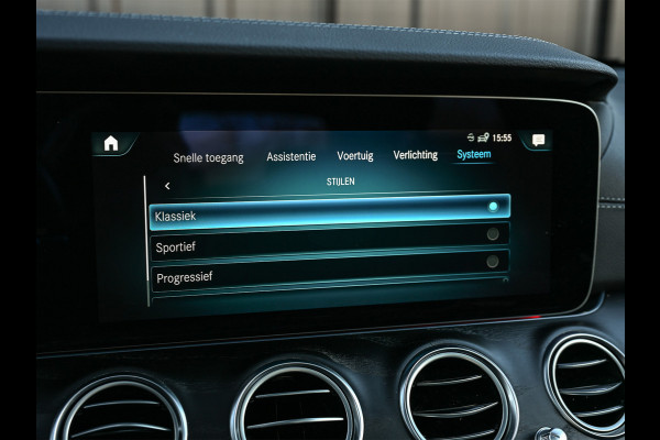 Mercedes-Benz E-Klasse 300 e 4MATIC 320pk AMG Line | Panorama dak | Burmester Sound | Distronic | Memory seats | Head-Up | Ambiance interieur  | Camera 360 | Full Led