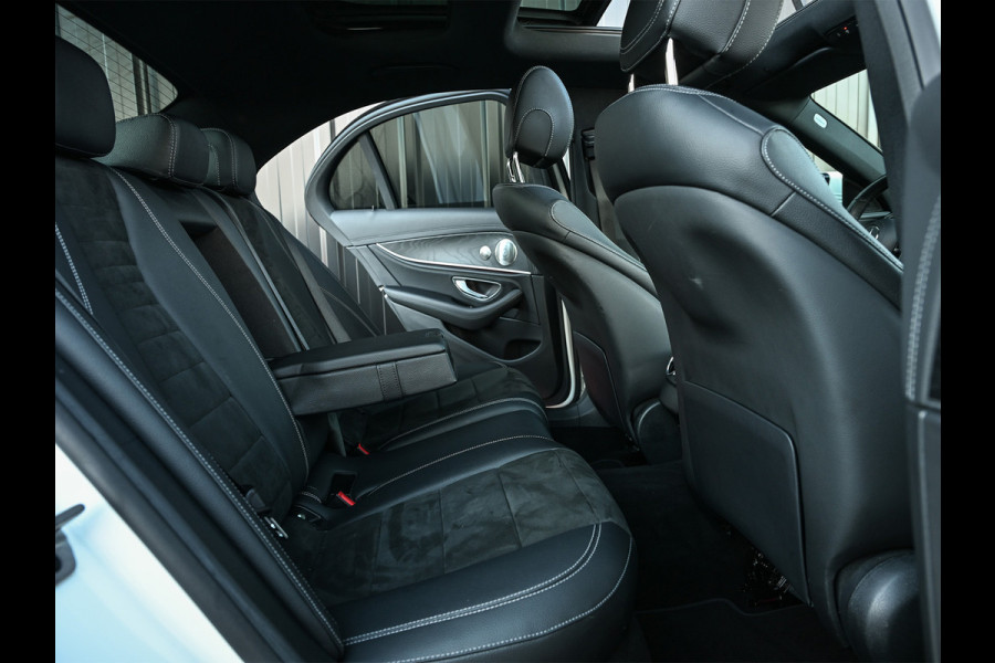 Mercedes-Benz E-Klasse 300 e 4MATIC 320pk AMG Line | Panorama dak | Burmester Sound | Distronic | Memory seats | Head-Up | Ambiance interieur  | Camera 360 | Full Led