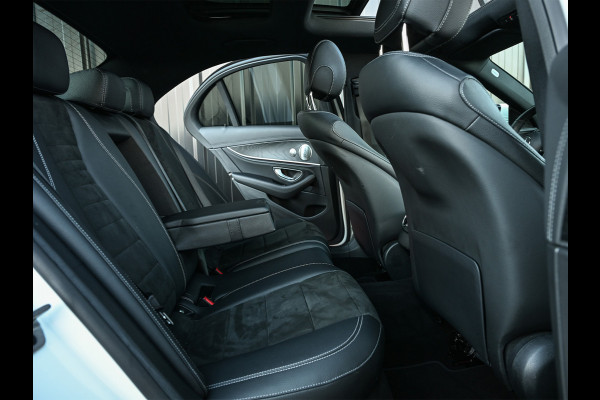 Mercedes-Benz E-Klasse 300 e 4MATIC 320pk AMG Line | Panorama dak | Burmester Sound | Distronic | Memory seats | Head-Up | Ambiance interieur  | Camera 360 | Full Led