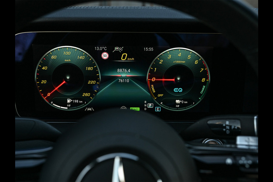 Mercedes-Benz E-Klasse 300 e 4MATIC 320pk AMG Line | Panorama dak | Burmester Sound | Distronic | Memory seats | Head-Up | Ambiance interieur  | Camera 360 | Full Led