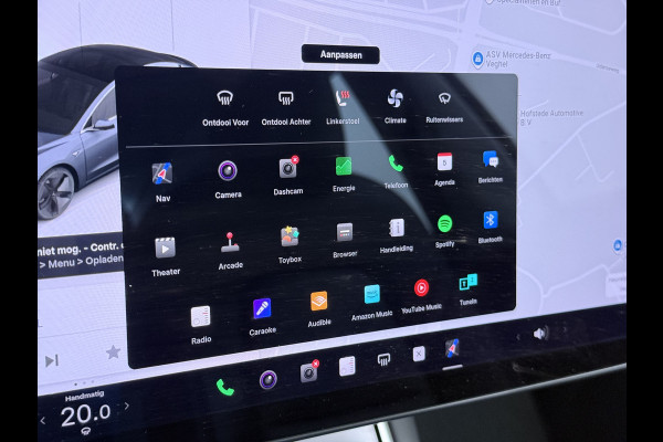 Tesla Model 3 RWD SR plus 325PK SOH 93% LFP Accu Lmv 18" AutoPilot Leder Panoramadak Adaptive-Cruise Camera's Elektr.-Stuur+Stoelen+Spiegels+G Navi LED DAB Voorverwarmen interieur via App Keyless One-Pedal-Drive 1e Eigenaar Origineel Nederlandse Auto Fabrieksgarantie op Accu en Motor tot 11-12-2028/160.000km
