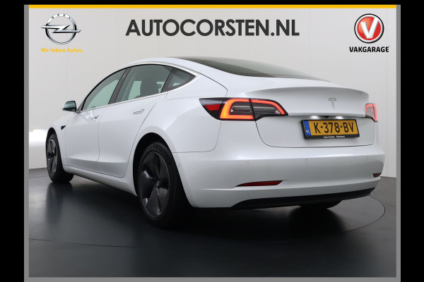 Tesla Model 3 RWD SR plus 325PK SOH 93% LFP Accu Lmv 18" AutoPilot Leder Panoramadak Adaptive-Cruise Camera's Elektr.-Stuur+Stoelen+Spiegels+G Navi LED DAB Voorverwarmen interieur via App Keyless One-Pedal-Drive 1e Eigenaar Origineel Nederlandse Auto Fabrieksgarantie op Accu en Motor tot 10-12-2028/160.000km