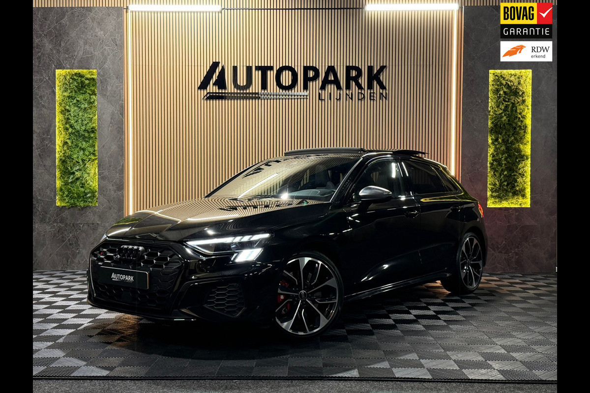Audi S3 Sportback 2.0 TFSI quattro Edition One |PANORAMADAK|B&O|KEYLESS|CARPLAY|310PK|SFEERVERLICHTING|DEALER ONDERHOUDEN|2023 VOL