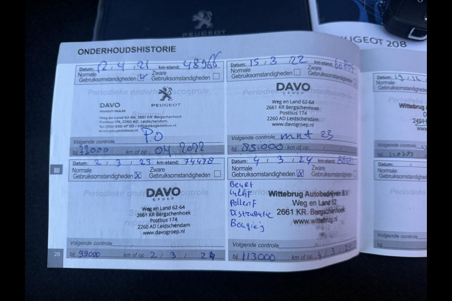 Peugeot 208 1.2 PureTech Blue Lion 1e Eigenaar|Navi|Airco|Cruise|D-Riem v.v. in 2024|N.A.P|PDC|Carplay|Nieuwe APK bij Aflevering