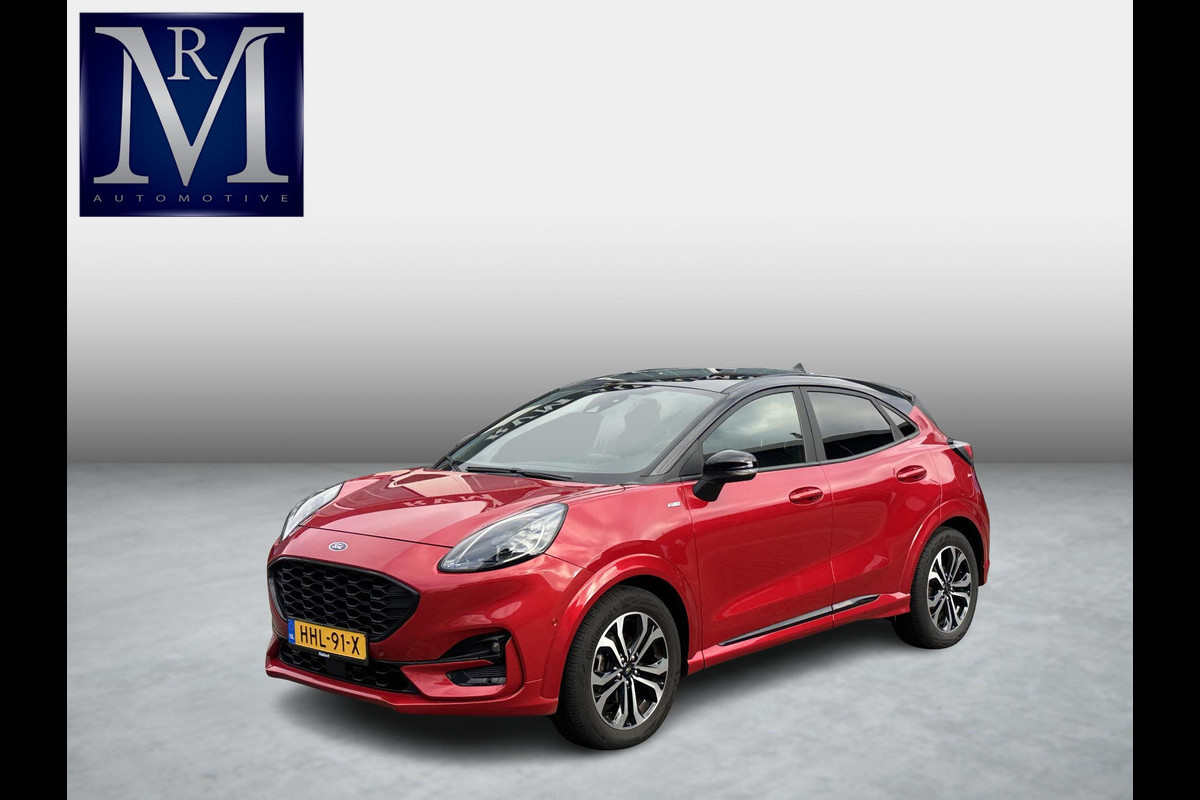 Ford Puma 1.0 EcoBoost Hybrid ST-Line Vignale | STOEL/STUUR VERWARMING | APPLECARPLAY/ANDROID AUTO | ELEK. ACHTERKLEP | DODEHOEK | KEYLESS | WINTER PACK | VOORUITVERWARMING| CAMERA| DEALER ONDERHOUDEN