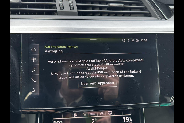 Audi e-tron 55 quattro S edition 95 kWh S-LINE BINNEN & BUITEN | SOH 94% | ORIG. NL AUTO | CAMERA | ELEK. KOFFERBAK | ADAPTIEVE CRUISE CONTROL | STOELVERWARMING | MEMORY SEATS |AFN. TREKHAAK | AUDI DEALER ONDERHOUDEN | RIJKLAAR + 12 MND BOVAG GARANTIE