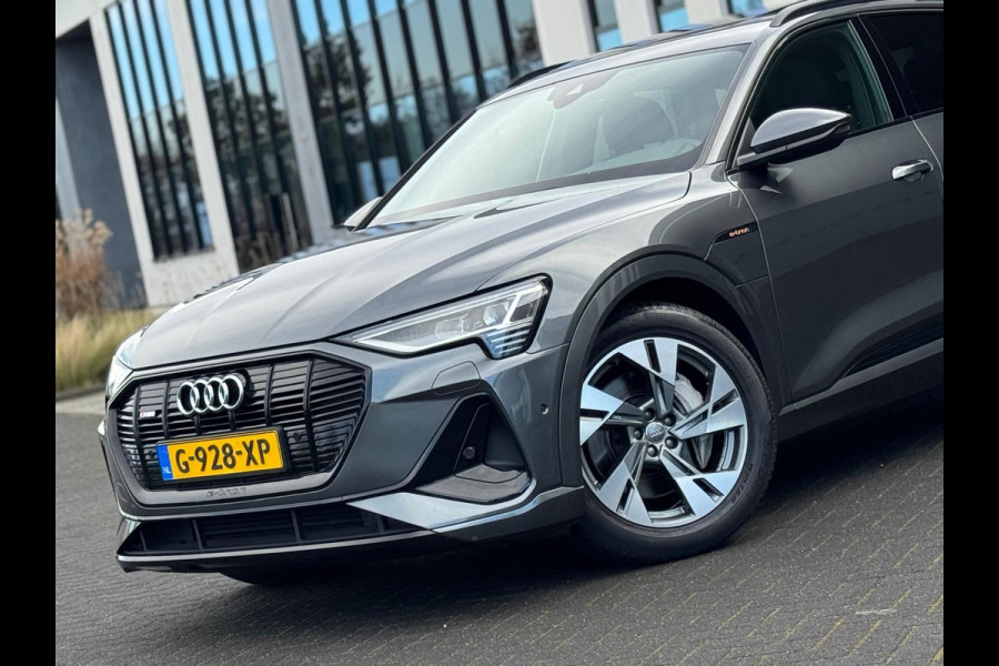 Audi e-tron E-tron quattro Launch edition Black 2x S - LINE, panoramadak, 1/2 lederen sportinterieur, vele opties, NL auto