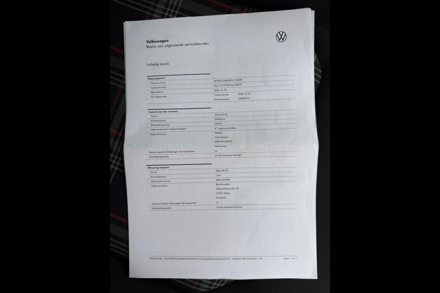 Volkswagen Polo 2.0 TSI GTI /Panodak /Camera /Led /Beats