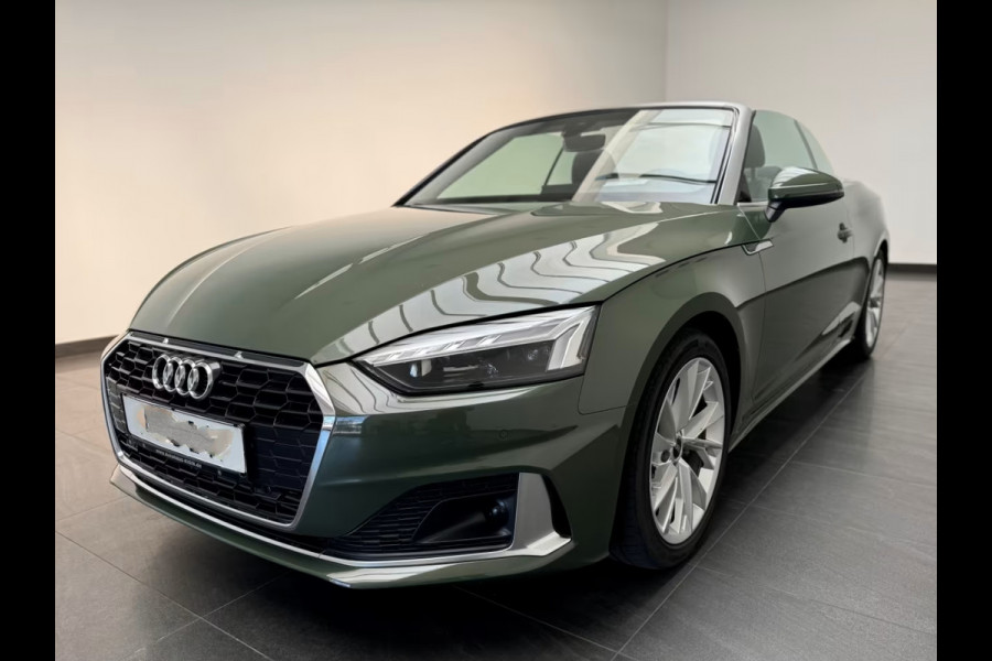 Audi A5 Cabriolet 40 Tfsi S-Tronic (150kW/204pk) ** MATRIX, LEDER, VIRTUAL, NEKVERW, 18-inch LMV, ADAPT. CRUISE ** 1e EIG - € 25.800,= onder NP ** ** INFORMEER OOK NAAR ONZE AANTREKKELIJKE FINANCIAL-LEASE TARIEVEN **