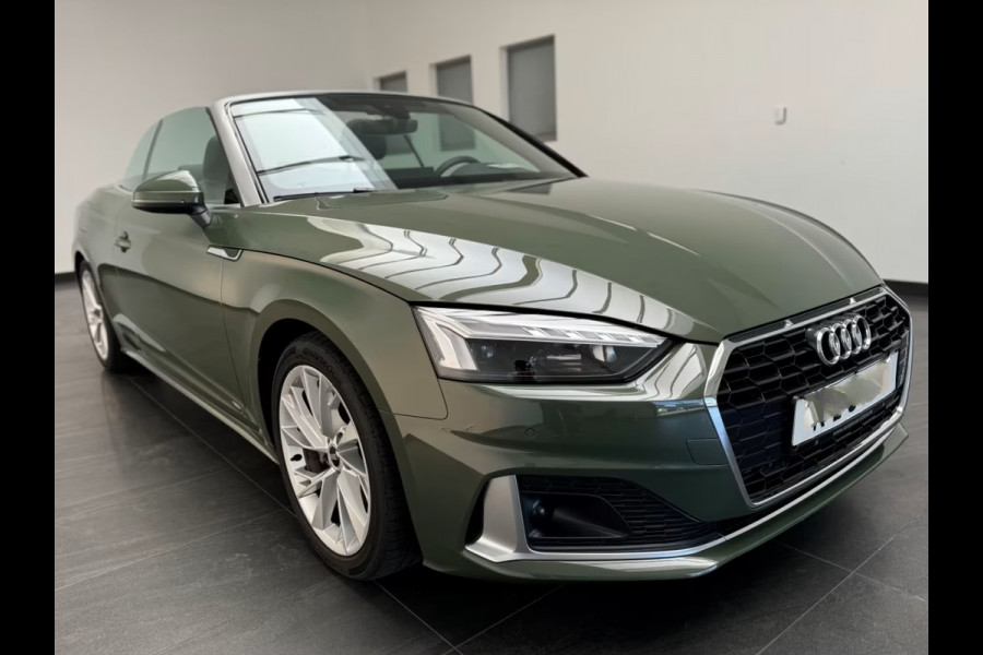 Audi A5 Cabriolet 40 Tfsi S-Tronic (150kW/204pk) ** MATRIX, LEDER, VIRTUAL, NEKVERW, 18-inch LMV, ADAPT. CRUISE ** 1e EIG - € 25.800,= onder NP ** ** INFORMEER OOK NAAR ONZE AANTREKKELIJKE FINANCIAL-LEASE TARIEVEN **