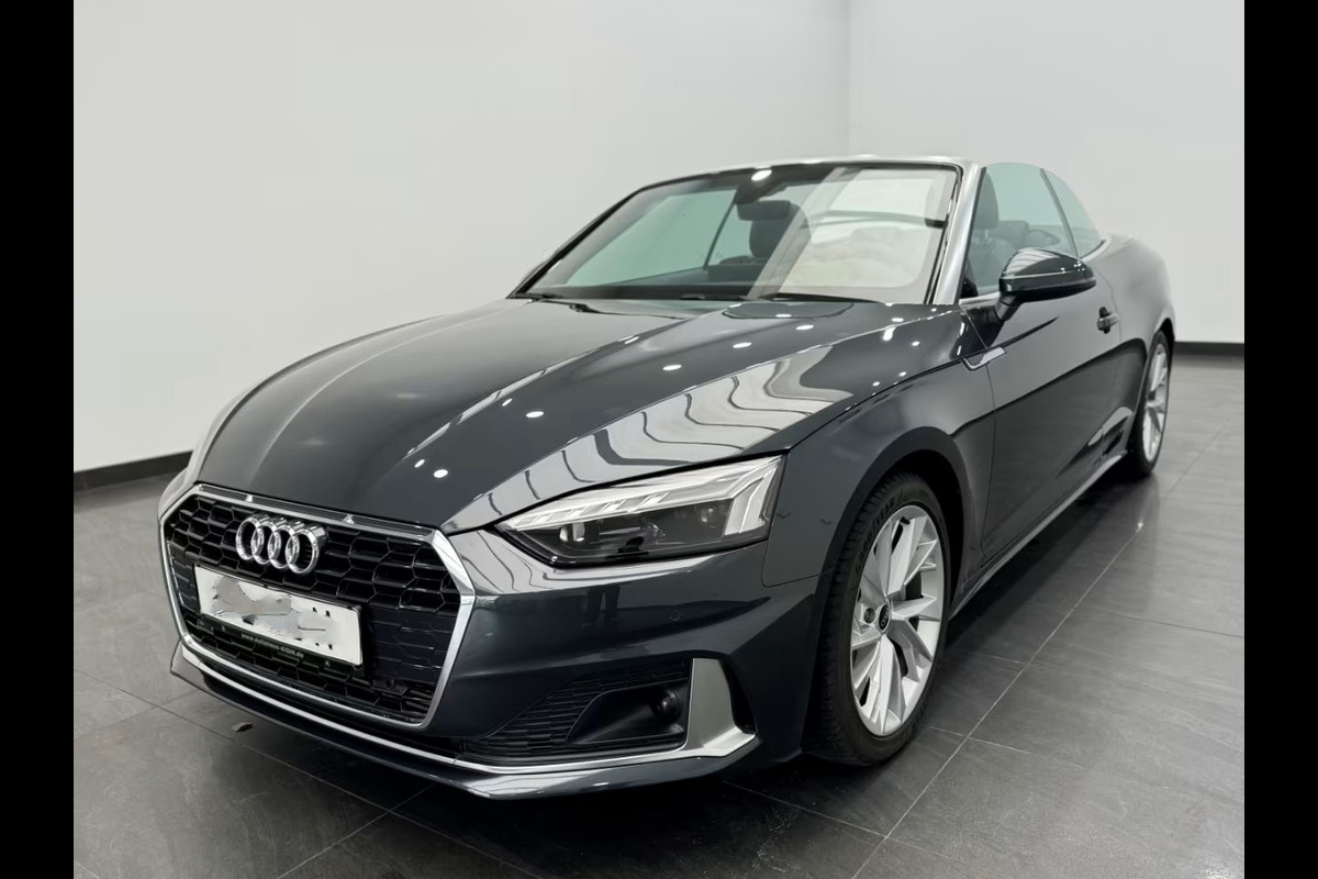 Audi A5 Cabriolet 40 Tfsi S-Tronic (150kW/204pk) ** MATRIX, LEDER, VIRTUAL, NEKVERW, 18-inch LMV, ADAPT. CRUISE ** 1e EIG - € 25.800,= onder NP ** ** INFORMEER OOK NAAR ONZE AANTREKKELIJKE FINANCIAL-LEASE TARIEVEN **
