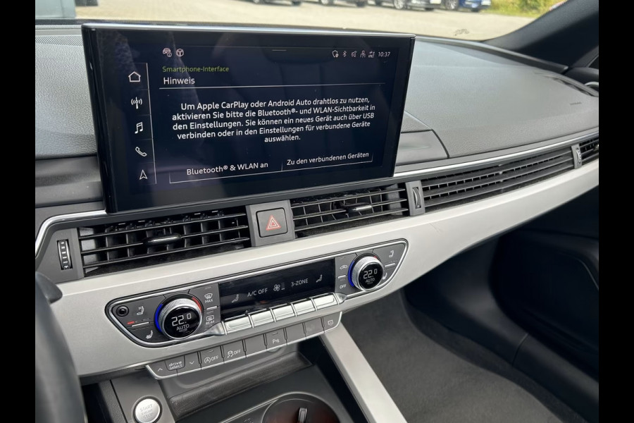 Audi A5 Cabriolet 40 Tfsi S-Tronic (150kW/204pk) ** MATRIX, LEDER, VIRTUAL, NEKVERW, 18-inch LMV, ADAPT. CRUISE ** 1e EIG - € 26.800,= onder NP ** ** INFORMEER OOK NAAR ONZE AANTREKKELIJKE FINANCIAL-LEASE TARIEVEN **
