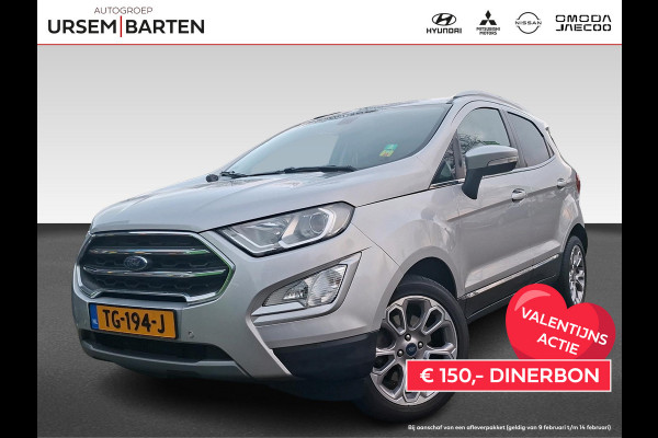 Ford EcoSport 1.0 EcoBoost Titanium | zeer complete auto | blindspot | stuur-stoel- én voorruitverwarming | cruise control
