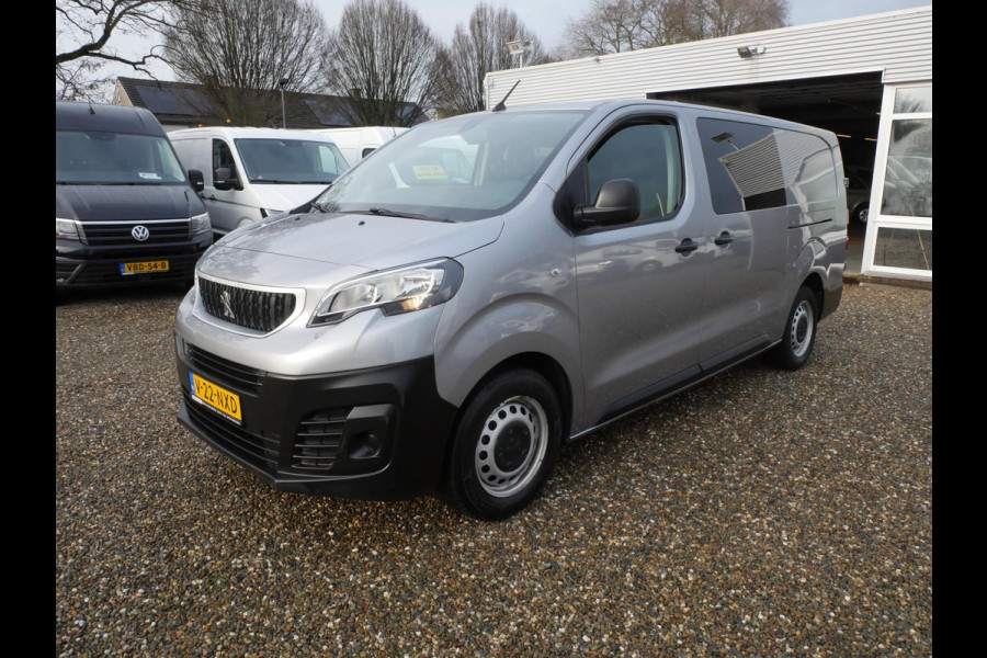 Peugeot Expert 2.0 BlueHDI 150PK, L3, Dubbel Cabine, Airco, 2 x Schuifdeur