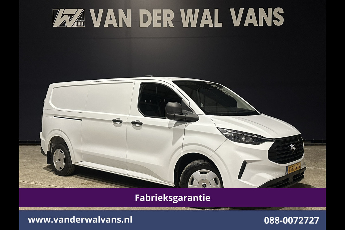 Ford Transit Custom 2.0 TDCI 136pk L2H1 Fabrieksgarantie Euro6 Airco | Camera | Apple Carplay | Cruisecontrol | LED Android Auto, Parkeersensoren, Verwarmde voorruit, Bijrijdersbank, 2800kg trekvermogen