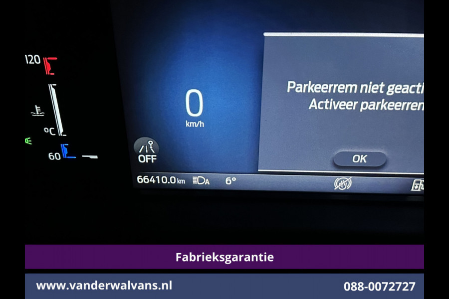 Ford Transit Custom 2.0 TDCI 136pk L2H1 Fabrieksgarantie Euro6 Airco | Camera | Apple Carplay | Cruisecontrol | LED Android Auto, Parkeersensoren, Verwarmde voorruit, Bijrijdersbank, 2800kg trekvermogen