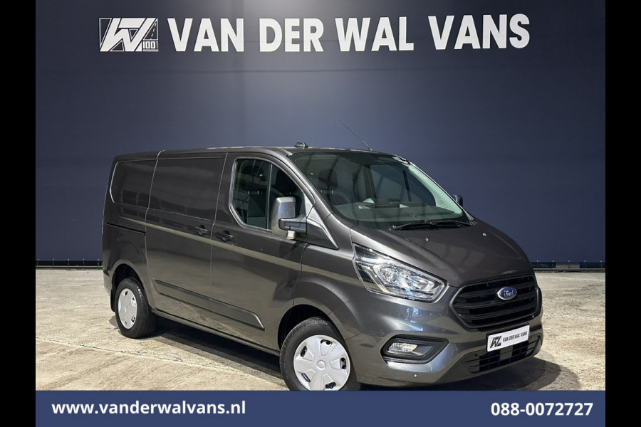 Ford Transit Custom 2.0 TDCI L1H1 Euro6 Airco | LED | Cruisecontrol | Verwarmde voorruit Parkeersensoren, Bijrijdersbank, 2500kg trekvermogen