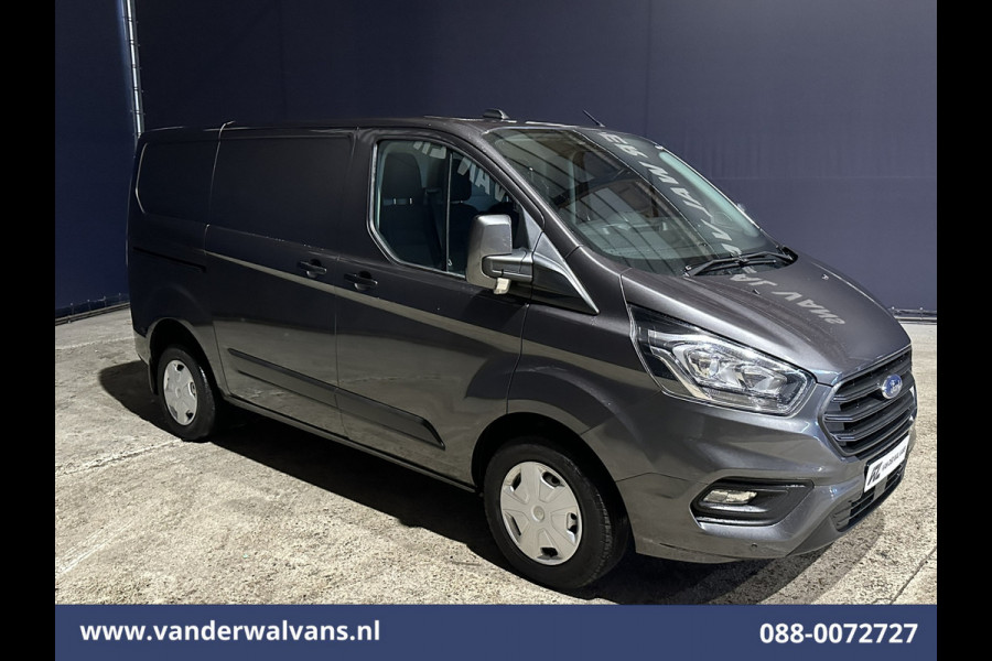 Ford Transit Custom 2.0 TDCI L1H1 Euro6 Airco | LED | Cruisecontrol | Verwarmde voorruit Parkeersensoren, Bijrijdersbank, 2500kg trekvermogen