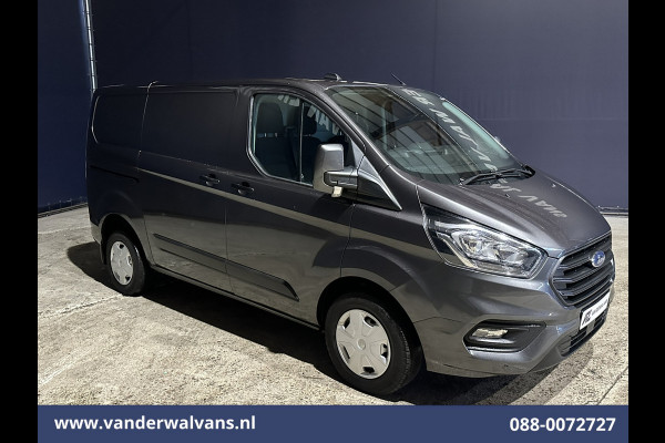 Ford Transit Custom 2.0 TDCI L1H1 Euro6 Airco | LED | Cruisecontrol | Verwarmde voorruit Parkeersensoren, Bijrijdersbank, 2500kg trekvermogen