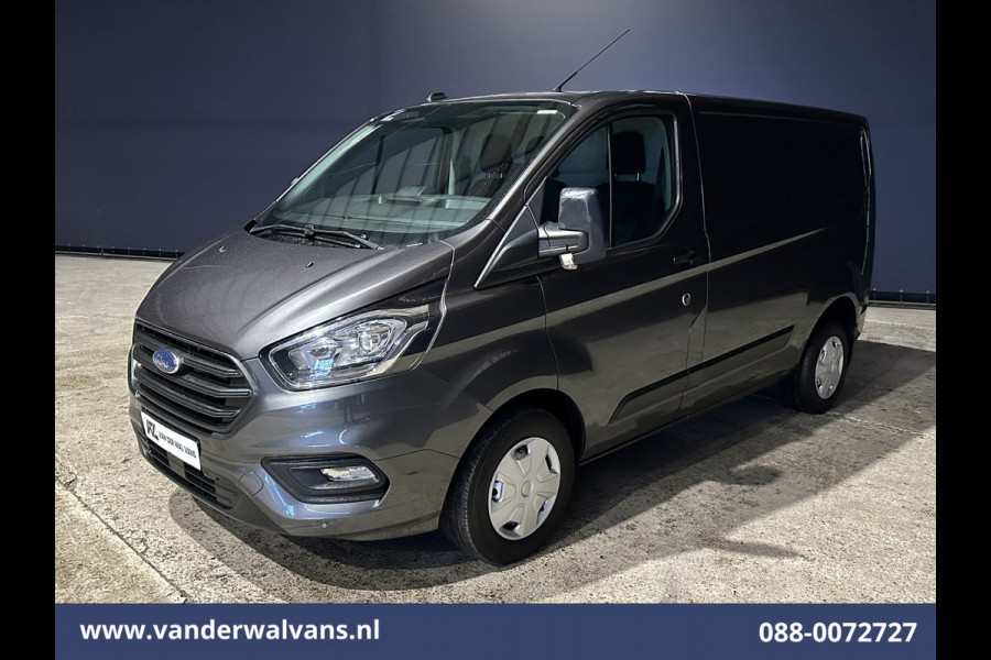 Ford Transit Custom 2.0 TDCI L1H1 Euro6 Airco | LED | Cruisecontrol | Verwarmde voorruit Parkeersensoren, Bijrijdersbank, 2500kg trekvermogen