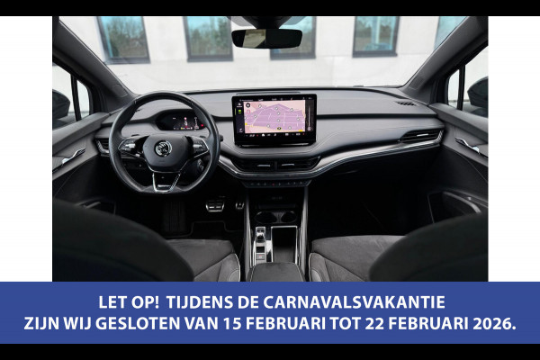 Škoda ENYAQ iV 80 Sportline, panoramadak, achteruitrijcamera, stoelverwarming, vele opties, 1 e eigenaar, NL auto met nap