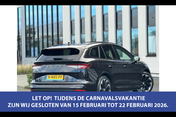 Škoda ENYAQ iV 80 Sportline, panoramadak, achteruitrijcamera, stoelverwarming, vele opties, 1 e eigenaar, NL auto met nap