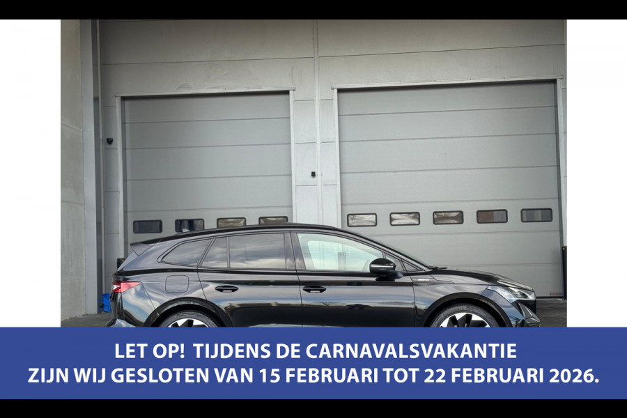 Škoda ENYAQ iV 80 Sportline, panoramadak, achteruitrijcamera, stoelverwarming, vele opties, 1 e eigenaar, NL auto met nap