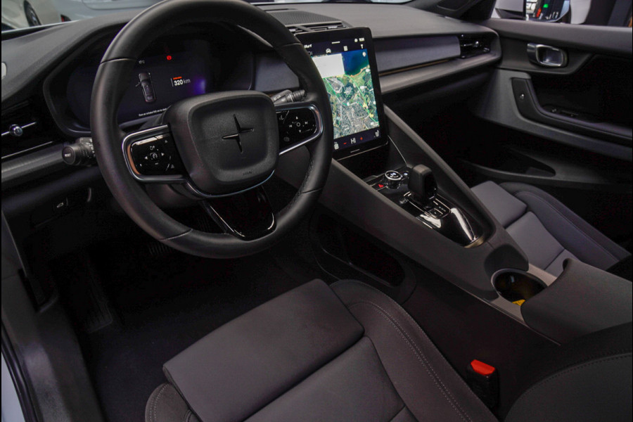 Polestar 2 Long Range Single Motor 78 kWh Pano 360 ° Pilot ACC Alcantara Stuurverwarming Memory seats Elektr. uitklapbare trekhaak Stoelverwarming voor & achter LM velgen