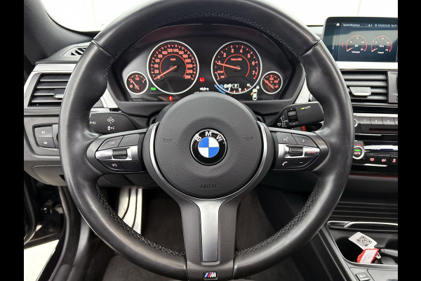 BMW 4 Serie Gran Coupé 418i High Executive (PANORAMADAK, STOELVERWARMING, CARPLAY, DEALER ONDERHOUDEN, GROOT NAVI, SPORTSTOELEN)