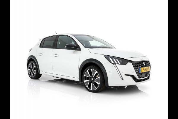Peugeot e-208 EV GT Pack 50 kWh (3-Fase-11kW) {SOH-86%} (INCL-BTW) *HEATPUMP | PANO | FULL-LED | DIGI-COCKPIT | BLINDSPOT | CAMERA | LEATHER-ALCANTARA | AMBIENTLIGHT | NAVI-FULLMAP | LANE-ASSIST | KEYLESS | DAB | CCS-FASTLOADER | HEATED-SPORTSEATS