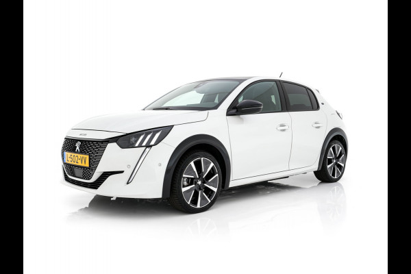 Peugeot e-208 EV GT Pack 50 kWh (3-Fase-11kW) {SOH-86%} (INCL-BTW) *HEATPUMP | PANO | FULL-LED | DIGI-COCKPIT | BLINDSPOT | CAMERA | LEATHER-ALCANTARA | AMBIENTLIGHT | NAVI-FULLMAP | LANE-ASSIST | KEYLESS | DAB | CCS-FASTLOADER | HEATED-SPORTSEATS