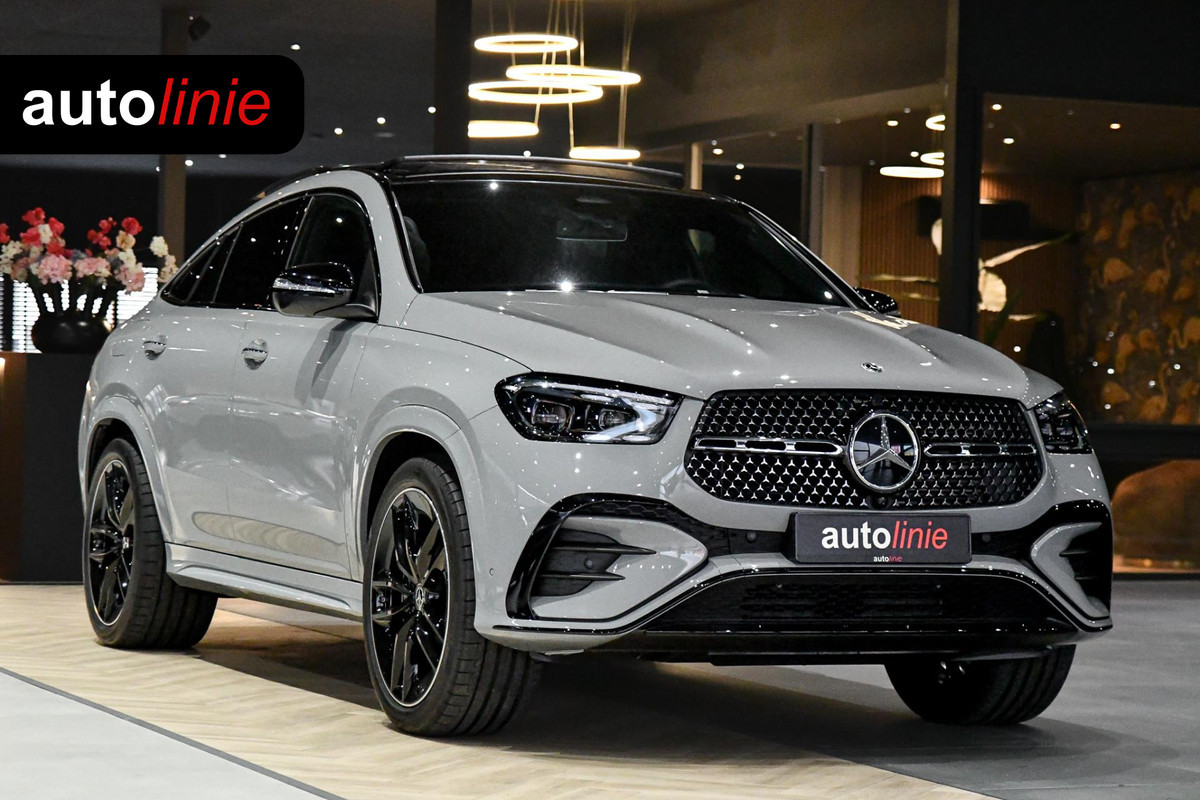 Mercedes-Benz GLE Coupé 400 e 4MATIC AMG. Pano, Distronic, Memory, HUD, 360 3D, Burm, Luchtv, Keyless, Trekhaak, Dodeh!