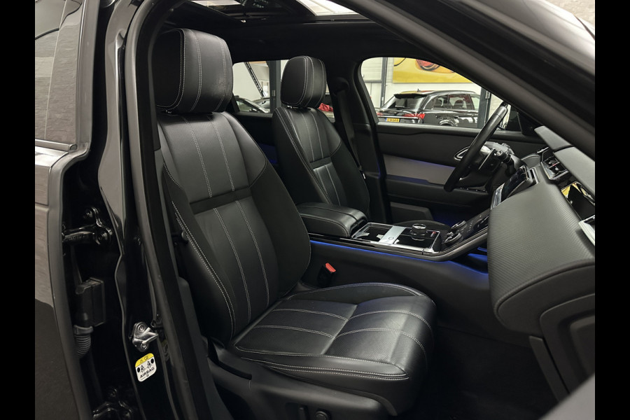 Land Rover Range Rover Velar 250 pk AWD R-Dynamic S | 360 Camera | Panorama | ACC | Leder | Meridian | Garantie | Memory | Stoelventilatie | Carbon | Black-Optic | Sfeerverlichting | NL Auto | NAP | Dealer onderhouden. Btw Auto | 34580,= ex btw | 24950,=  ex btw & ex bpm.