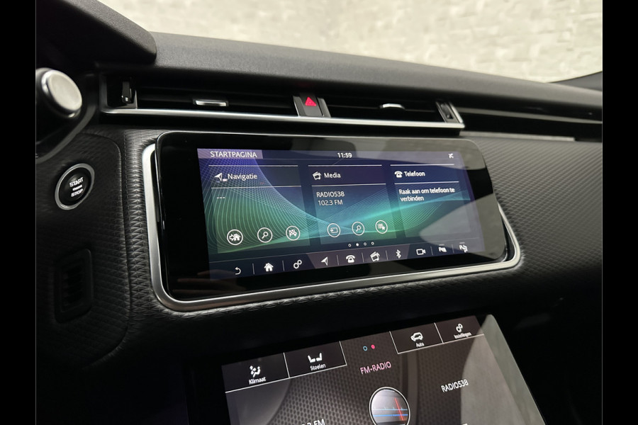 Land Rover Range Rover Velar 250 pk AWD R-Dynamic S | 360 Camera | Panorama | ACC | Leder | Meridian | Garantie | Memory | Stoelventilatie | Carbon | Black-Optic | Sfeerverlichting | NL Auto | NAP | Dealer onderhouden. Btw Auto | 34580,= ex btw | 24950,=  ex btw & ex bpm.