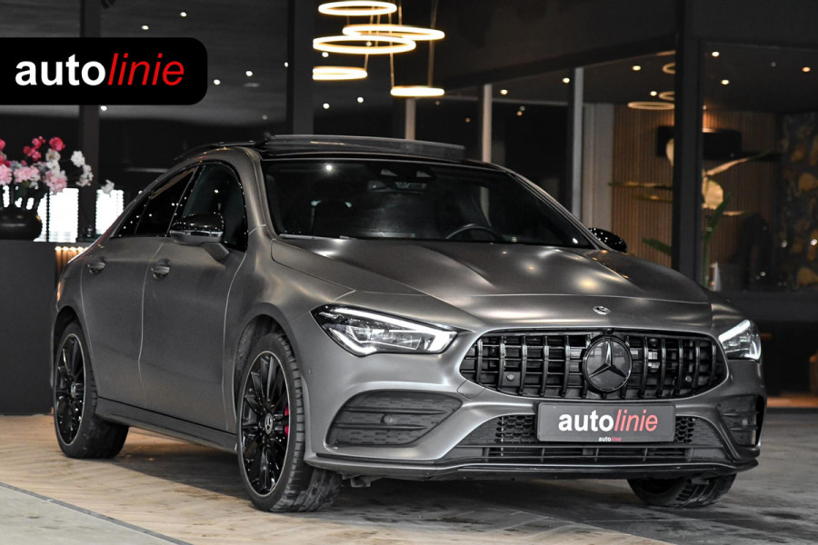 Mercedes-Benz CLA-Klasse 250 e AMG Night, Magno, Pano, Memory, Dodeh, Multibeam, Camera, Sfeer, CarPlay!