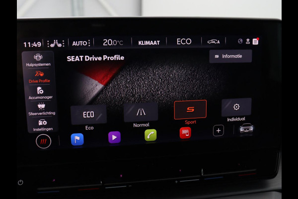 Seat Leon 1.4 TSI eHybrid PHEV FR | Stoel & stuurverwarming | Camera | Adaptive cruise | Carplay | Navigatie | Sfeerverlichting | Park Assist | Climate control | Full LED | PHEV | Plug In