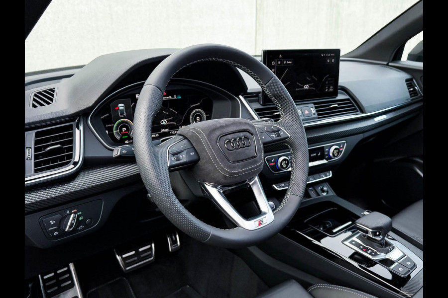 Audi Q5 55TFSI e 367PK Quattro Competition S Edition S-Line 1é Eig! Audi Exclusive|Pano|Luchtvering|S-Kuipstoelen|HD Matrix|Carbon
