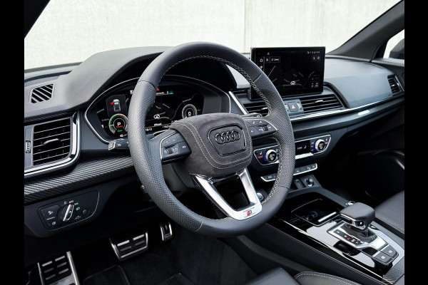Audi Q5 55TFSI e 367PK Quattro Competition S Edition S-Line 1é Eig! Audi Exclusive|Pano|Luchtvering|S-Kuipstoelen|HD Matrix|Carbon