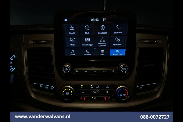 Ford Transit Custom 2.0 TDCI 130pk L2H1 Euro6 Airco | Camera | Apple Carplay | LED | Cruisecontrol | 2800kg Trekhaak Android Auto, Stoelverwarming, Verwarmde voorruit, Parkeersensoren