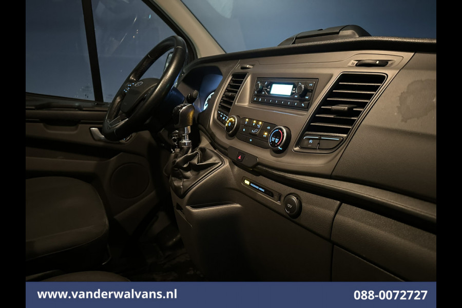 Ford Transit Custom 2.0 TDCI L1H1 Euro6 Airco | LED | Cruisecontrol | Verwarmde voorruit Parkeersensoren, Bijrijdersbank, 2500kg trekvermogen