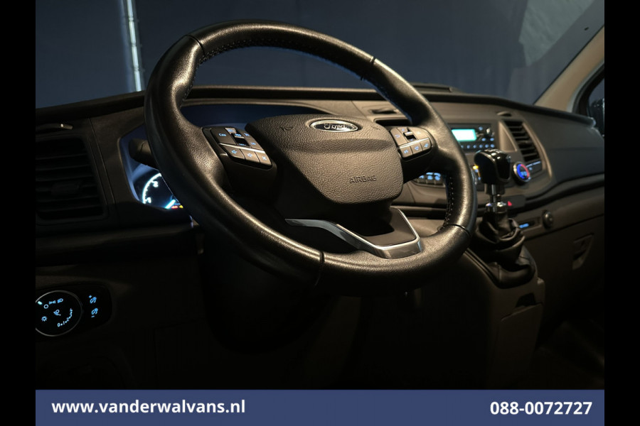Ford Transit Custom 2.0 TDCI L1H1 Euro6 Airco | LED | Cruisecontrol | Verwarmde voorruit Parkeersensoren, Bijrijdersbank, 2500kg trekvermogen