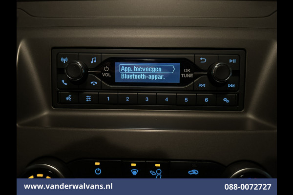 Ford Transit Custom 2.0 TDCI L1H1 Euro6 Airco | LED | Cruisecontrol | Verwarmde voorruit Parkeersensoren, Bijrijdersbank, 2500kg trekvermogen