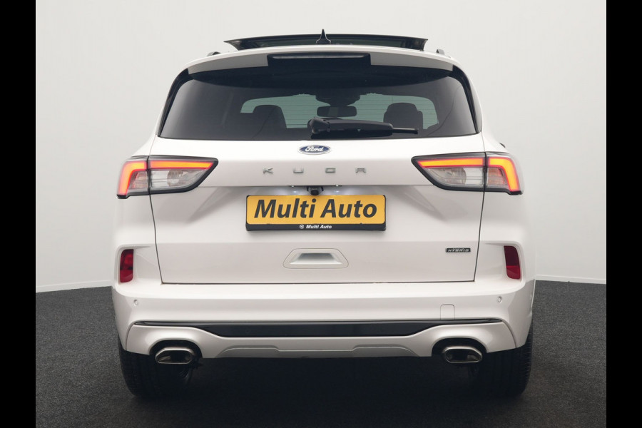 Ford Kuga 2.5 ST-Line X Plug In Hybrid 225pk Dealer O.H. PHEV | Panodak | Trekhaak Af Fabriek | Adaptive Cruise | Head Up | 360 Camera | Alcantara Sportstoelen Verwarmd | Bang & Olufsen | Stuur Verwarmd | Apple Carplay | Keyless | Blis | Navigatie
